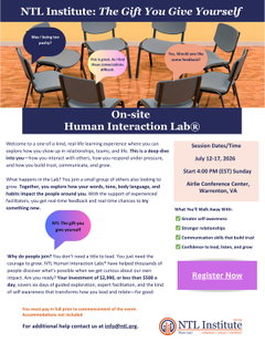 Human Interaction Laboratory® In person - July 2026
