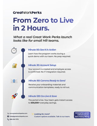 The Employee Perks Program You Can Launch This Afternoon