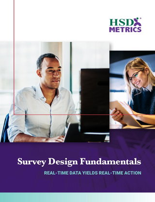 Survey Design Fundamentals: Real-time date yields real-time action.