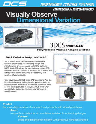 3DCS Multi-CAD Brochure