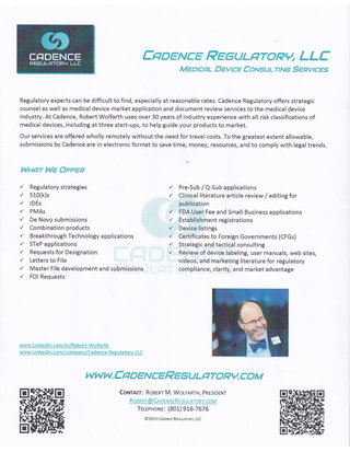 Cadence flyer