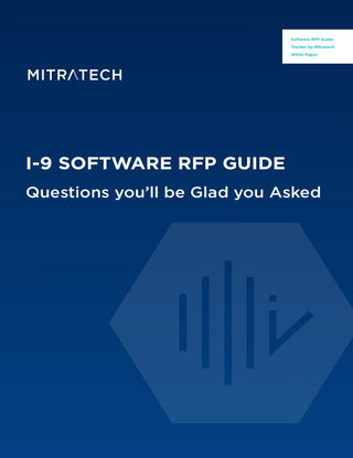 I-9 Software RFP Guide