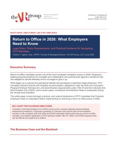Return to Office in 2026: What Employers Need to Know