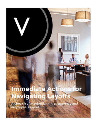 Immediate Actions for Navigating Layoffs - The Checklist