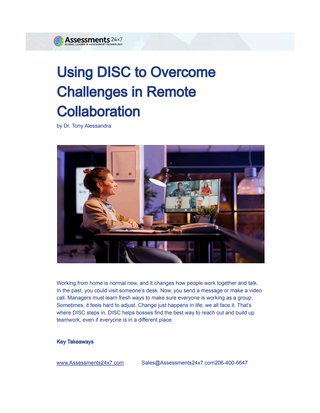 Using DISC to Overcome Challenges in Remote Collaboration