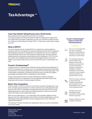 Introducing TaxAdvantage