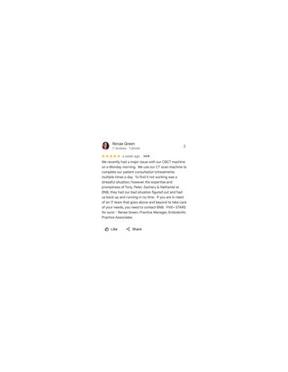 Testimonial - Renae Green, Practice Manager, Endodontic Practice Associates