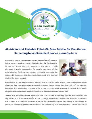 Building an AI-enabled point of care device with a custom liquid lens camera