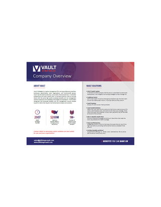 VAULT Strategies Overview