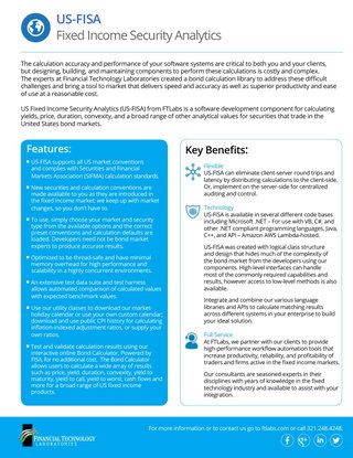 US-Fixed Income Security Analytics