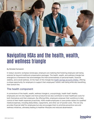 Better than Bermuda: Navigating the health, wealth, and wellness triangle