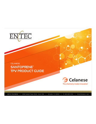 Celanese Santoprene TPV Product Guide