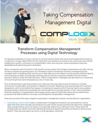 Transform Compensation Management