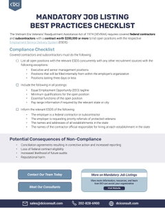 VEVRAA Job Listing Requirements: A 2027 Compliance Checklist for Federal Contractors