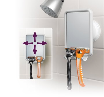 Safe-er-Grip Shower Mirror