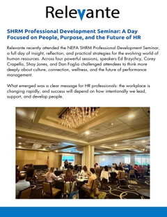 SHRM Professional Development Seminar: A Day Focused on People, Purpose, and the Future of HR
