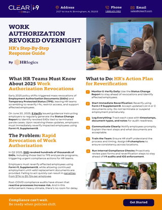 Work Authorization Revoked Overnight: HR’s Step‑By‑Step Response Guide