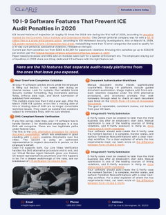 10 I-9 Software Features That Prevent ICE Audit Penalties in 2026
