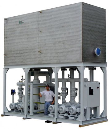 Closed-loop Waterfall Pump Station