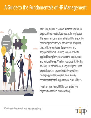 Free HR Basics Guide: A Guide to the Fundamentals of HR Management