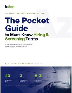 The Pocket Guide To Must-Know Hiring & Screening Terms
