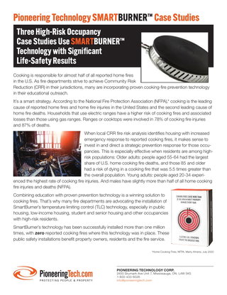 SmartBurner Case Studies