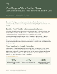 What Happens When Families Choose the Communication Tools Your Community Uses