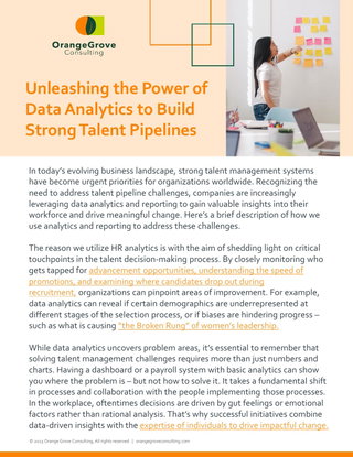 Unleashing the Power of Data Analytics to Build Strong Talent Pipelines