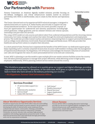 Parsons Case Study