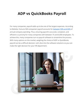 ADP vs QuickBooks Payroll