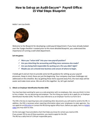 How to Set up  a Payroll Office: 15 Step Blueprint