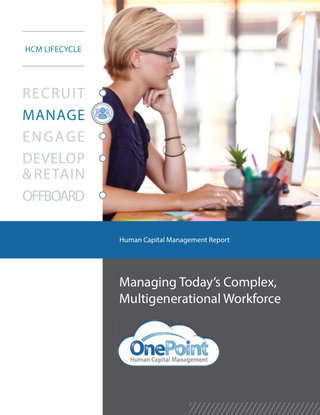 Managing a Multigenerational Workforce