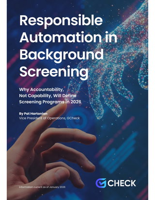 Responsible Automation in Background Screening