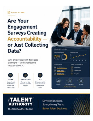 Are Your Engagement Surveys Creating Accountability — or Just Collecting Data? 
