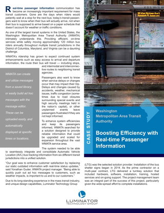 Boosting Efficiency with Real-time Passenger Information