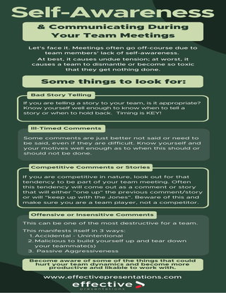 Self-Awareness is part of a successful team!
