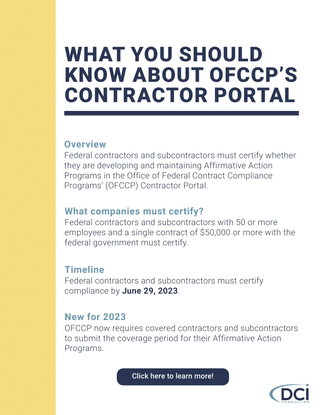 What You Should Know About OFCCP's Contractor Portal