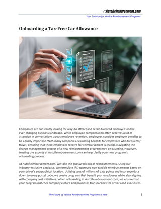 Onboarding at AutoReimbursement.com