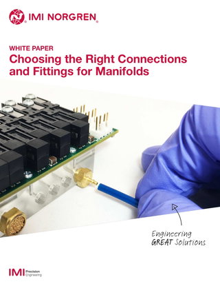 Choosing the Right Connections and Fittings for Manifolds