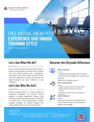 FREE VIRTUAL SNEAK PEEK