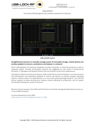 USB-Lock-RP Datasheet
