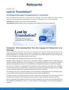 Lost in Translation? The Bilingual Advantage in Navigating the U.S. Job Market
