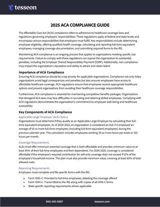 2025 ACA Compliance Guide