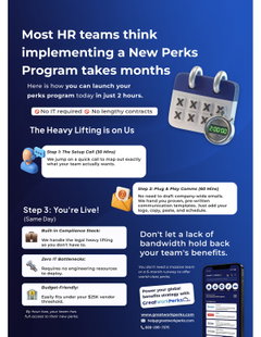 Launching an Employee Perks Program in Under 2 Hours