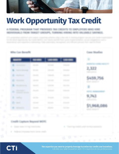Overview: Work Opportunity Tax Credit