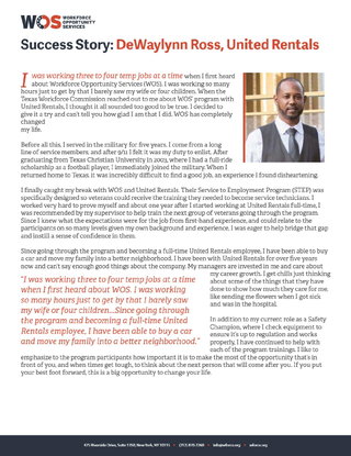 Success Story - United Rentals