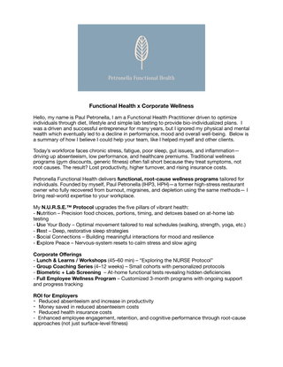 Corporate Wellness