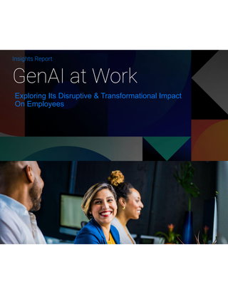 GenAI at Work: Exploring Its Disruptive & Transformational Impact On Employees