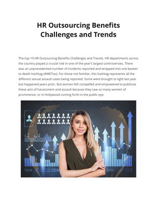 HR Outsourcing Benefits  Challenges and Trends