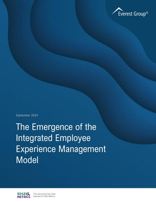 The Emergence of the Integrated Employee Experience Management Model